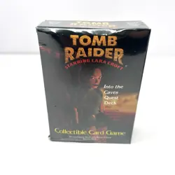 Tomb Raider Card Game Decks: Trapped in the Tombs & Into The Caves + 2 Boosters - Image 2
