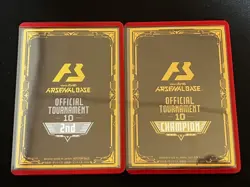 Gundam Arsenal Base Tournament 10 Winner RunnerUp Prize Card Condition - Image 3