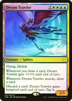 Dream Trawler Theros Beyond Death MTG MAGIC CREATURE SPHINX RARE FOIL - Image 1