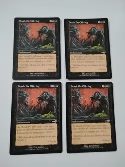 Death Pit Offering x4 4x 2000 Nemesis PLAYSET Black Rare Enchantment MTG - Image 1
