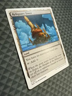 MTG Reliqary Tower #0111 White Border Uncommon Mystery Booster 2 (MB2) - Image 2