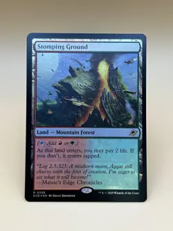 MTG ~ Stomping Ground ~ FOIL Rare #0258 Edge of Eternities EOE : LP - Image 2