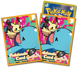 Mimikyu & Wobbuffet Orange Ver. 64 Sleeves Pokemon Center Exclusive Sealed - Image 1