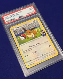 PSA 9 Eevee on The Ball #2 Futsal Collection 2020 Pokemon MINT - Image 2