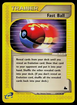 Pokemon Card - Fast Ball Skyridge 124/144 Uncommon - Image 1
