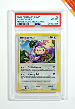 Pokemon PSA 8 Ambipom #3 Holo Mysterious Treasures 2007 Inglese - Image 1