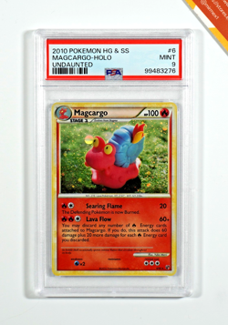 Pokemon PSA 9 Magcargo #6 Holo Undaunted 2010 Inglese - Image 1
