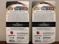 x2 Pokemon TCG: Sword & Shield Rebel Clash Checklane Blisters: Noctowl & Mantine - Image 4