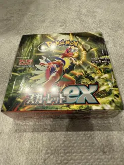 Pokemon Card Game Scarlet ex Box Shrink Wrapped Unopened One Owner Authentic - Image 1