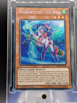 Windwitch Ice Bell Secret Rare SHVA-EN046 LP/NM Yugioh Card - Image 1