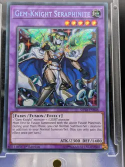 Gem-Knight Seraphinite Secret Rare SHVA-EN048 LP/NM Yugioh Card - Image 1