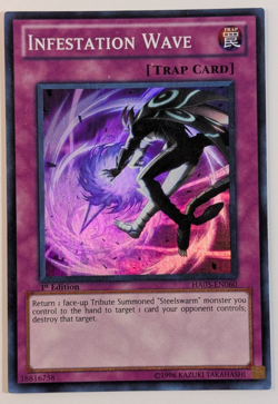 Yugioh - 1x Infestation Wave - HA05-EN060 - NM/LP - 1st Edition, Super Rare 2011 - Image 1