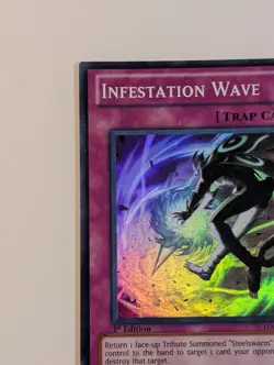 Yugioh - 1x Infestation Wave - HA05-EN060 - NM/LP - 1st Edition, Super Rare 2011 - Image 5