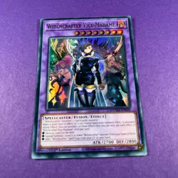 MAMA-EN020 Witchcrafter Vice-Madame Ultra Rare Card 1st Edition Yugioh TCG - Image 1