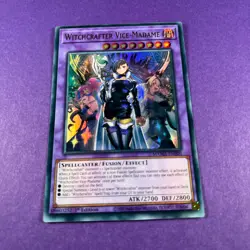 MAMA-EN020 Witchcrafter Vice-Madame Ultra Rare Card 1st Edition Yugioh TCG - Image 2