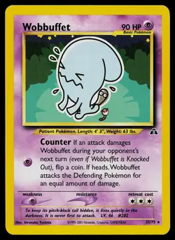 Pokemon Card - Wobbuffet Neo Discovery 35/75 - Image 1