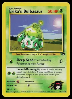 Pokemon Card - Erika's Bulbasaur Gym Challenge 39/132 - Image 1