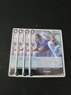 4X Kuzan OP11-084 English R A Fist of Divine Speed One Piece Card Game - Image 1