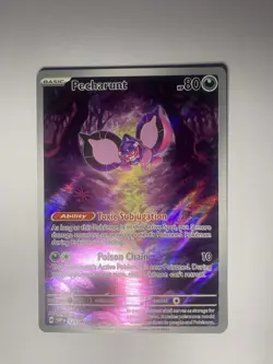 Pecharunt - SVP 129 - Illustration Rare - Black Star Promo - Pokemon Card - NM/M - Image 2