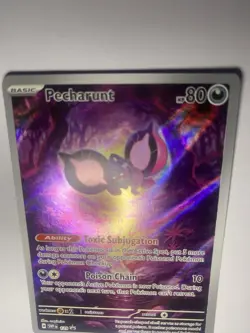 Pecharunt - SVP 129 - Illustration Rare - Black Star Promo - Pokemon Card - NM/M - Image 3