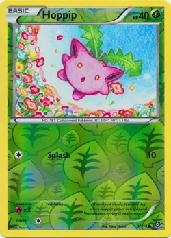 Hoppip 3/114 Reverse Holo Steam SiegePokemon Card NM - Image 1