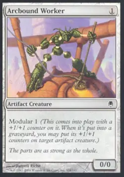 Arcbound Worker - Medium Play MTG Darksteel - Image 1