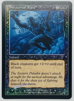 MTG Nocturnal Raid 7th Edition Foil - Image 1
