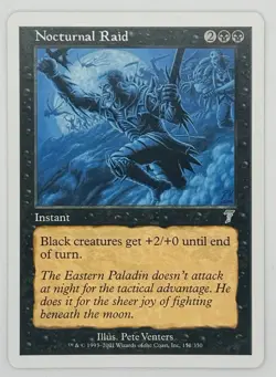 MTG Nocturnal Raid 7th Edition Foil - Image 3