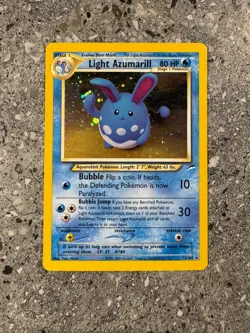 Pokemon TCG Cards Light Azumarill 13/105 Neo Destiny Holo Rare - Image 1