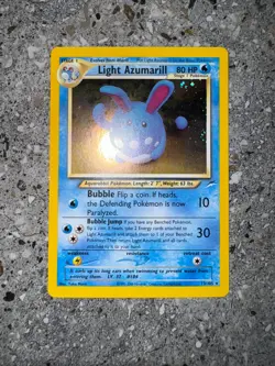 Pokemon TCG Cards Light Azumarill 13/105 Neo Destiny Holo Rare - Image 3