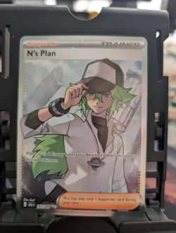 N's Plan 163/086 - Ultra Rare Full Art - Black Bolt - Pokemon TCG MINT - Image 1