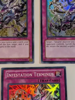 Yugioh - 3x Infestation Terminus - HA07-EN070 - NM - Super Rare - 1st Edition - Image 5