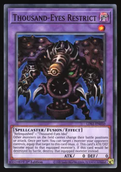 Thousand-Eyes Restrict - LDS1-EN050 - Common - 1st Edition Yugioh - Image 1