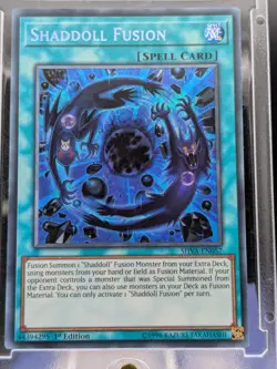 Shaddoll Fusion Secret Rare SHVA-EN057 LP/NM Yugioh Card - Image 1