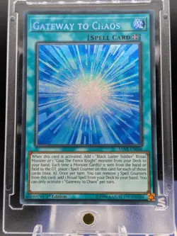 Gateway To Chaos Secret Rare SHVA-EN058 LP/NM Yugioh Card - Image 1
