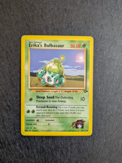 Erika's Bulbasaur 39/132 Gym Challenge 2000 Pokemon Card LP - Image 1