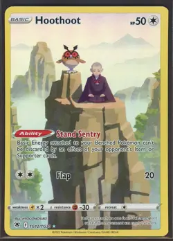 Hoothoot TG12/TG30 Swsh10: Astral Radiance Trainer Gallery Pokemon Card Holo - Image 1