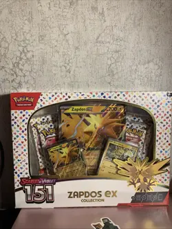 Zapdos EX Collection Box Scarlet & Violet 151 Series With Extra Promo Card - Image 1