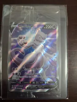 (SEALED) Mewtwo V SWSH229 SWSH PROMO CARD - Image 1