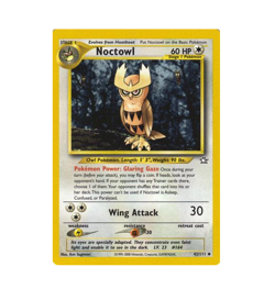 Noctowl 42/111 Neo Genesis Pokemon Card LP - Image 1