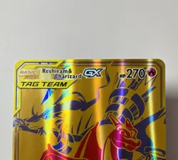 Reshiram & Charizard GX Tag Team SM247 (NM) Jumbo Card S&M: Black Star Promo - Image 4