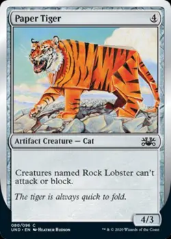 Paper Tiger - Near Mint MTG Unsanctioned - Image 1