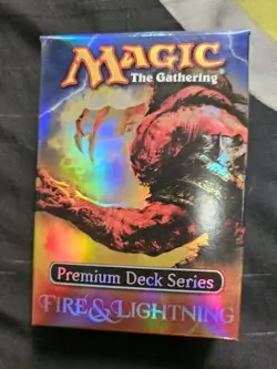 MTG Premium Deck Series Fire And Lightning 60-Card Foil - Image 1