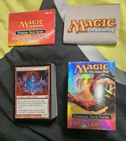 MTG Premium Deck Series Fire And Lightning 60-Card Foil - Image 2
