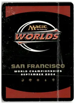 MTG Chrome Mox - World Championship Decks 2004 Signed Heavily Played English - Image 2