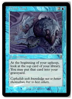 MTG Foil Think Tank - Odyssey Moderately Played English - Image 1
