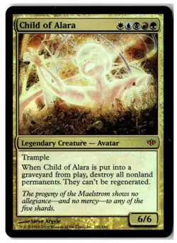 MTG Foil Child of Alara - Conflux Moderately Played English - Image 1