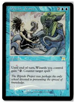 MTG Foil Psychic Trance - Onslaught Moderately Played English - Image 1