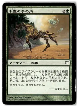MTG Kodama's Reach - Champions of Kamigawa Heavily Played Japanese - Image 1
