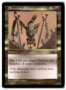 MTG Phyrexian Purge - Mirage Moderately Played English - Image 1